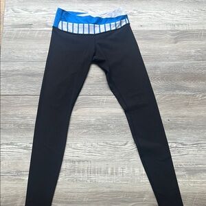 Lululemon Leggings with Blue Waistband Sizes 4